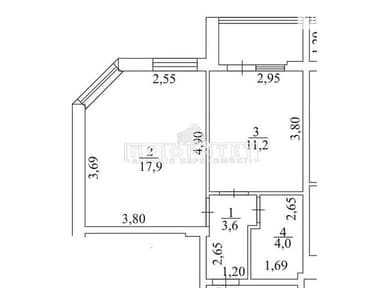 1-комнатная квартира по адресу Небесной Сотни пр. (площадь 40,1 м²) - Atlanta.ua - imageAlt 24