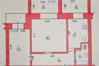 2-rooms apartment apartment by the address st. Mira pr Lenina (area 62,9 m²) - Atlanta.ua - photo 17