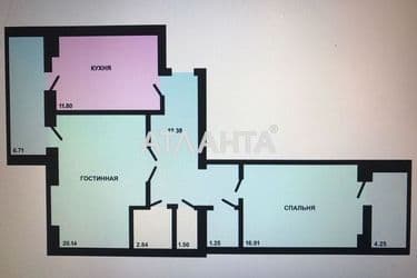 2-rooms apartment apartment by the address st. Tsentralnaya (area 78 m²) - Atlanta.ua - photo 19