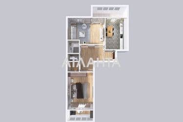 2-rooms apartment apartment by the address st. Tsentralnaya (area 78 m²) - Atlanta.ua - photo 31