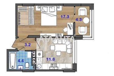 1-room apartment apartment by the address st. Bocharova gen (area 55,1 m²) - Atlanta.ua - photo 6