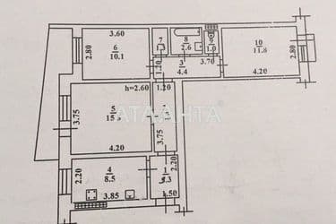 3-rooms apartment apartment by the address st. Fontanskaya dor Perekopskoy Divizii (area 67 m²) - Atlanta.ua - photo 9