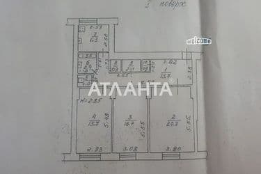 3-комнатная квартира по адресу Шевченко пр. (площадь 83 м²) - Atlanta.ua - фото 18