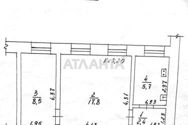 2-комнатная квартира по адресу ул. Черноморского Казачества (площадь 34,4 м²) - Atlanta.ua - фото 34