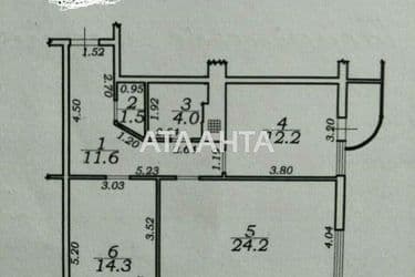 2-rooms apartment apartment by the address st. Gagarinskoe plato (area 68,6 m²) - Atlanta.ua - photo 13