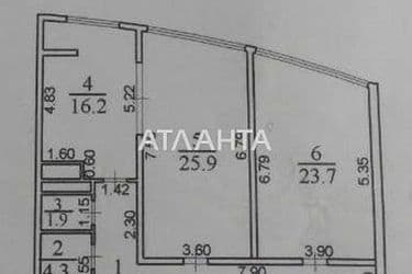 2-rooms apartment apartment by the address st. Arkadievskiy per (area 89,3 m²) - Atlanta.ua - photo 13