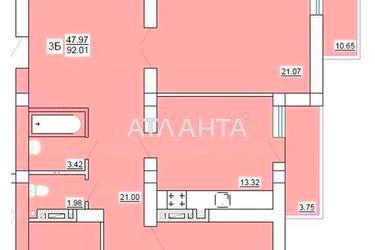 3-комнатная квартира по адресу ул. Цветаева ген. (площадь 98 м²) - Atlanta.ua - фото 4