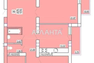 3-rooms apartment apartment by the address st. Tsvetaeva gen (area 98 m²) - Atlanta.ua - photo 7
