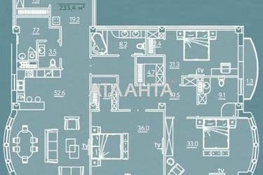 3-rooms apartment apartment by the address st. Frantsuzskiy bul Proletarskiy bul (area 236,5 m²) - Atlanta.ua - photo 22