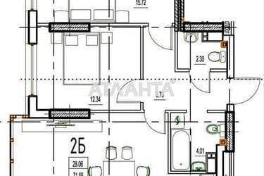 2-rooms apartment apartment by the address st. Fontanskaya dor Perekopskoy Divizii (area 77 m²) - Atlanta.ua - фото 4