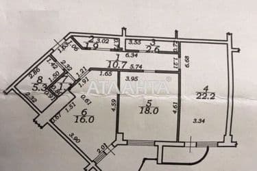 2-rooms apartment apartment by the address st. Gagarinskoe plato (area 87 m²) - Atlanta.ua - photo 27