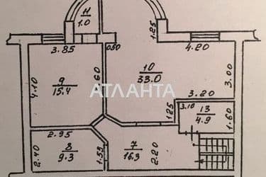 3-к apartment on street Observatornyy per   Ton Dyk Tkhana per   v rayone parka Shevchenko - Atlanta.ua - photo 9