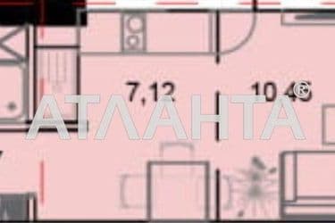 1-room apartment apartment by the address st. Gagarinskoe plato (area 26,8 m²) - Atlanta.ua - photo 12