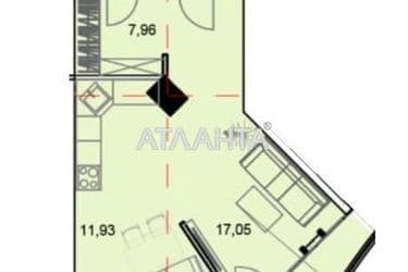 1-room apartment apartment by the address st. Gagarinskoe plato (area 46,6 m²) - Atlanta.ua - photo 8