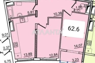 2-rooms apartment apartment by the address st. Genuezskaya (area 62,6 m²) - Atlanta.ua - photo 25