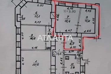 Room in dormitory apartment by the address st. Rizovskaya Sevastopolskaya (area 25,9 m²) - Atlanta.ua - photo 12