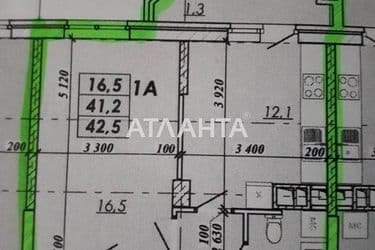 1-room apartment apartment by the address st. Ovidiopolskaya dor (area 42,5 m²) - Atlanta.ua - photo 2