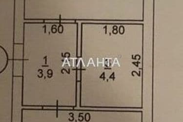 1-комнатная квартира по адресу ул. Цветочная (площадь 44,5 м²) - Atlanta.ua - фото 13