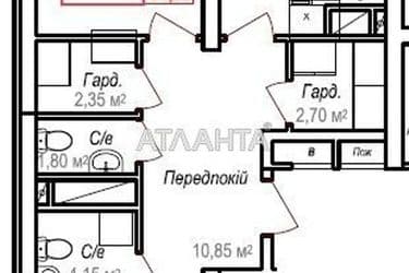 2-rooms apartment apartment by the address st. Geroev Krut Tereshkovoy (area 71,9 m²) - Atlanta.ua - photo 4