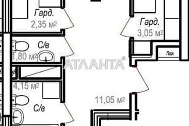 2-rooms apartment apartment by the address st. Geroev Krut Tereshkovoy (area 75,9 m²) - Atlanta.ua - photo 3