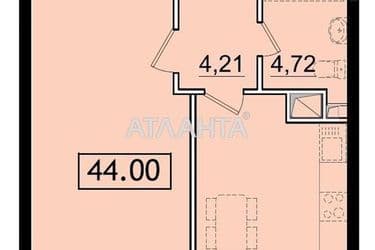 1-комнатная квартира по адресу ул. Сахарова (площадь 44 м²) - Atlanta.ua - фото 6