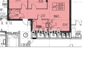 2-rooms apartment apartment by the address st. Filatova ak (area 60 m²) - Atlanta.ua - photo 9