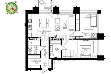 2-rooms apartment apartment by the address st. Frantsuzskiy bul Proletarskiy bul (area 79,8 m²) - Atlanta.ua - photo 11