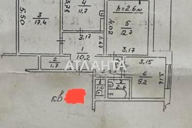 3-кімнатна квартира за адресою Дніпропетр. Дор. (площа 73 м²) - Atlanta.ua - фото 22