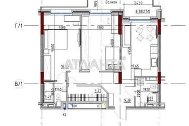 2-rooms apartment apartment by the address st. Donskogo Dmitriya (area 72 m²) - Atlanta.ua - photo 20