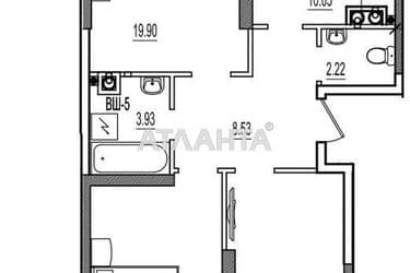 3-кімнатна квартира за адресою вул. Будівельна (площа 79 м²) - Atlanta.ua - фото 14