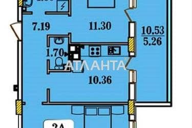 2-rooms apartment apartment by the address st. Stroitelnaya (area 59 m²) - Atlanta.ua - photo 10