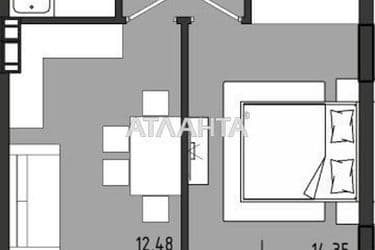 1-room apartment apartment by the address st. Chekhova (area 37,2 m²) - Atlanta.ua - photo 5