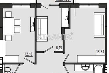 2-rooms apartment apartment by the address st. Chekhova (area 50,0 m²) - Atlanta.ua - photo 6