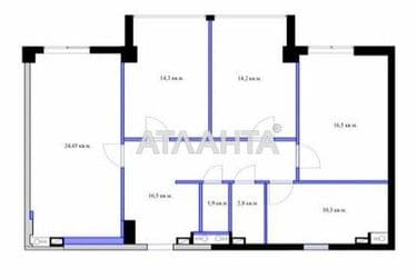 3-rooms apartment apartment by the address st. Frantsuzskiy bul Proletarskiy bul (area 106 m²) - Atlanta.ua - photo 35