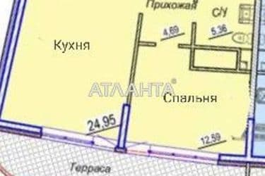1-room apartment apartment by the address st. Kamanina (area 52,2 m²) - Atlanta.ua - photo 13