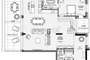 4+-rooms apartment apartment by the address st. Frantsuzskiy bul Proletarskiy bul (area 225,6 m²) - Atlanta.ua - photo 9