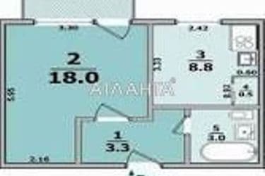 1-room apartment apartment by the address st. Dnepropetr dor Semena Paliya (area 34 m²) - Atlanta.ua - photo 6