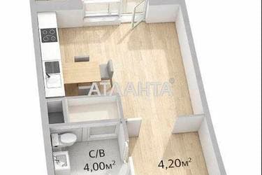 1-кімнатна квартира за адресою вул. Варненська (площа 27,7 м²) - Atlanta.ua - фото 36