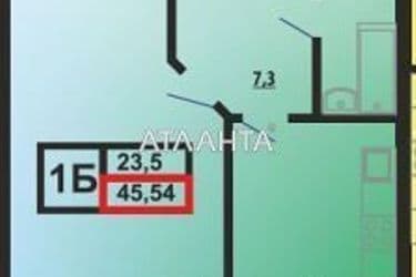 1-room apartment apartment by the address st. Proektnaya (area 45,5 m²) - Atlanta.ua - photo 18