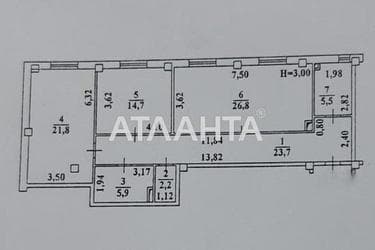 2-rooms apartment apartment by the address st. Fontanskaya dor Perekopskoy Divizii (area 100,6 m²) - Atlanta.ua - photo 20