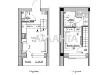 1-room apartment apartment by the address st. Spreysa (area 29 m²) - Atlanta.ua - photo 10