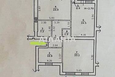 3-комнатная квартира по адресу ул. Бабаджаняна марш. (площадь 125 м²) - Atlanta.ua - фото 20