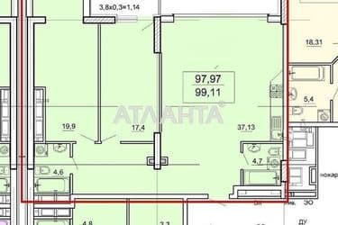 3-rooms apartment apartment by the address st. Pedagogicheskaya (area 99,1 m²) - Atlanta.ua - photo 12