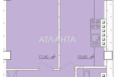 1-комнатная квартира по адресу ул. Дача Ковалевского (площадь 44 м²) - Atlanta.ua - фото 30