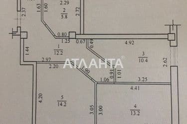 2-rooms apartment apartment by the address st. Solnechnaya (area 57,1 m²) - Atlanta.ua - photo 10