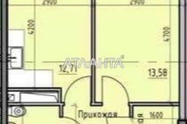 1-кімнатна квартира за адресою вул. Радісна (площа 38,6 м²) - Atlanta.ua - фото 10