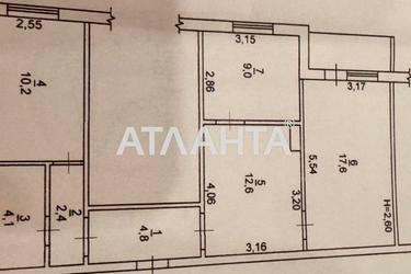 3-кімнатна квартира за адресою вул. Сахарова (площа 64 м²) - Atlanta.ua - фото 34