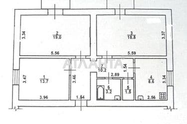 3-rooms apartment apartment by the address st. Shevchenko pr (area 75,7 m²) - Atlanta.ua - photo 24