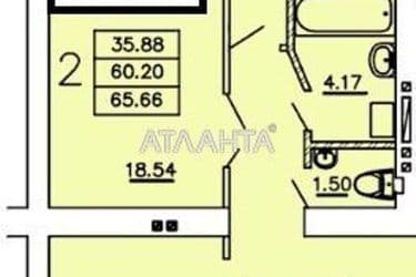 2-комнатная квартира по адресу Днепропетр. Дор. (площадь 65,7 м²) - Atlanta.ua - фото 8