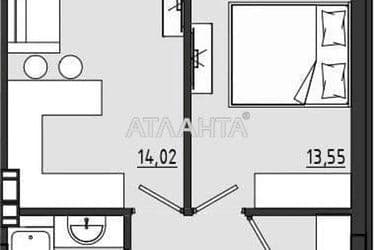 1-room apartment apartment by the address st. Chekhova (area 44,6 m²) - Atlanta.ua - photo 10